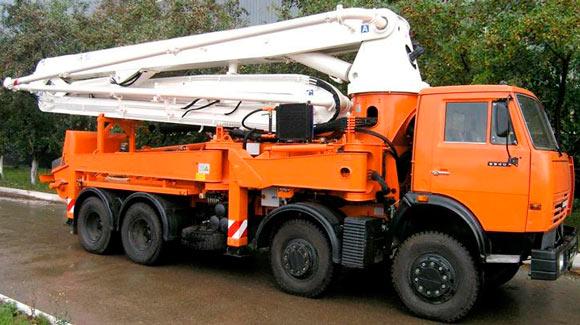 Автобетононасос «КАМАЗ АБН 75.37» - 37 м