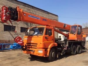 Автокран «Клинцы» 25 тонн