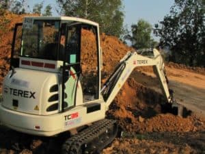 Мини-экскаватор «TEREX TC 35»