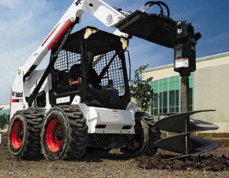Ямобур на базе мини погрузчика (Bobcat)