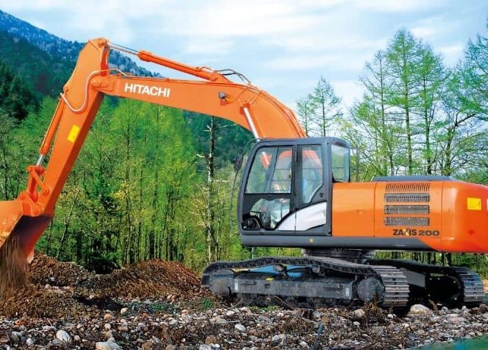 Гусеничный экскаватор «Hitachi ZX200-5G»