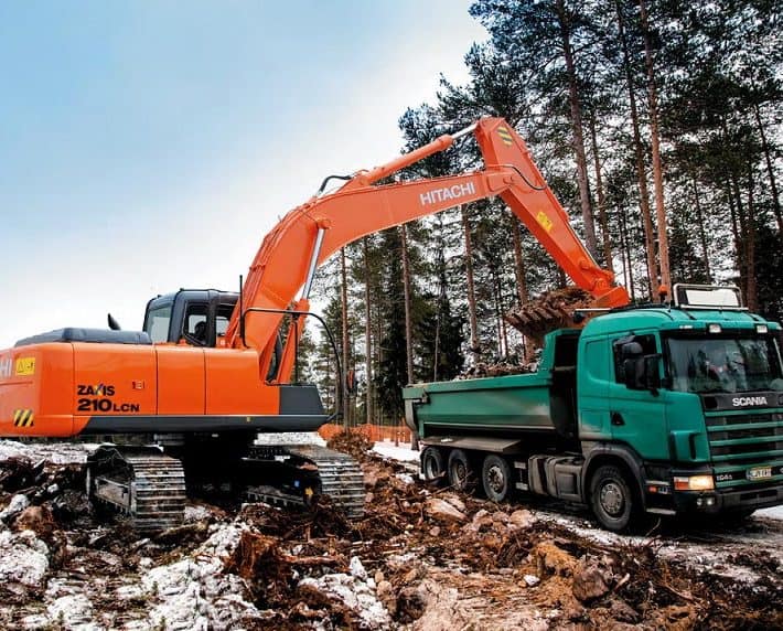 Гусеничный экскаватор «Hitachi ZX210LCN-G»