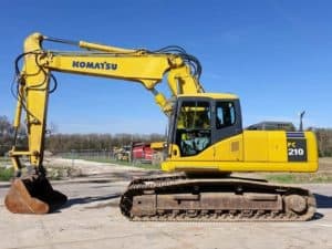Гусеничный экскаватор «Komatsu PC210»