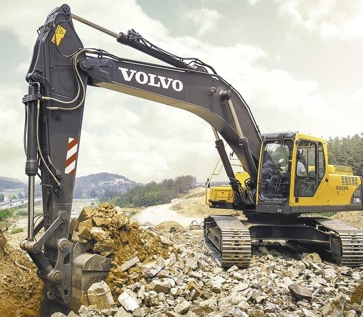 Гусеничный экскаватор «Volvo 290»