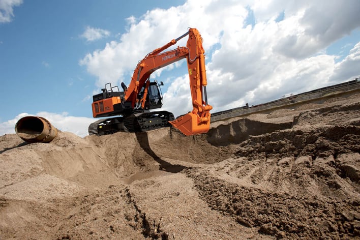 Гусеничный экскаватор «Hitachi ZX400LCH-5G»