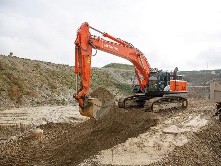 Гусеничный экскаватор «Hitachi ZX470-5G»