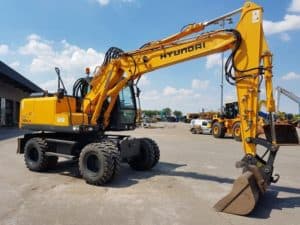 Колесный экскаватор «Hyundai 140W-7»