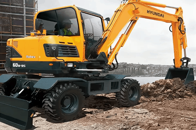 Мини-экскаватор «Hyundai R60W-9S»