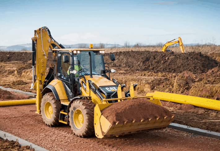 Экскаватор-погрузчик «Cat 422F2»