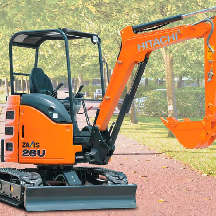 Мини-экскаватор «Hitachi ZX26U-5A»