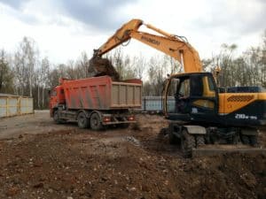 Колесный экскаватор «Hyundai R210W-9S»