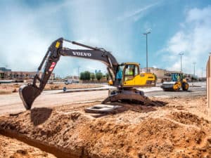 Колесный экскаватор «Volvo EW205D»