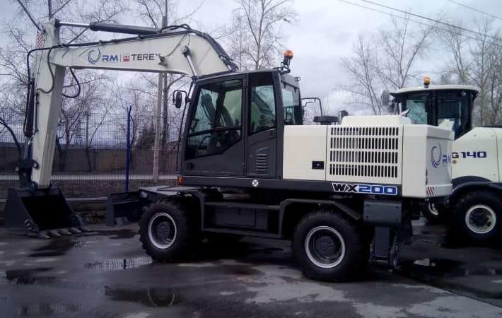 Колесный экскаватор «Terex WX 200»