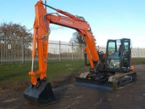 Мини-экскаватор «Hitachi ZX85»
