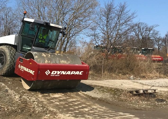 Каток «Dynapac CA2800D» - 12 тонн